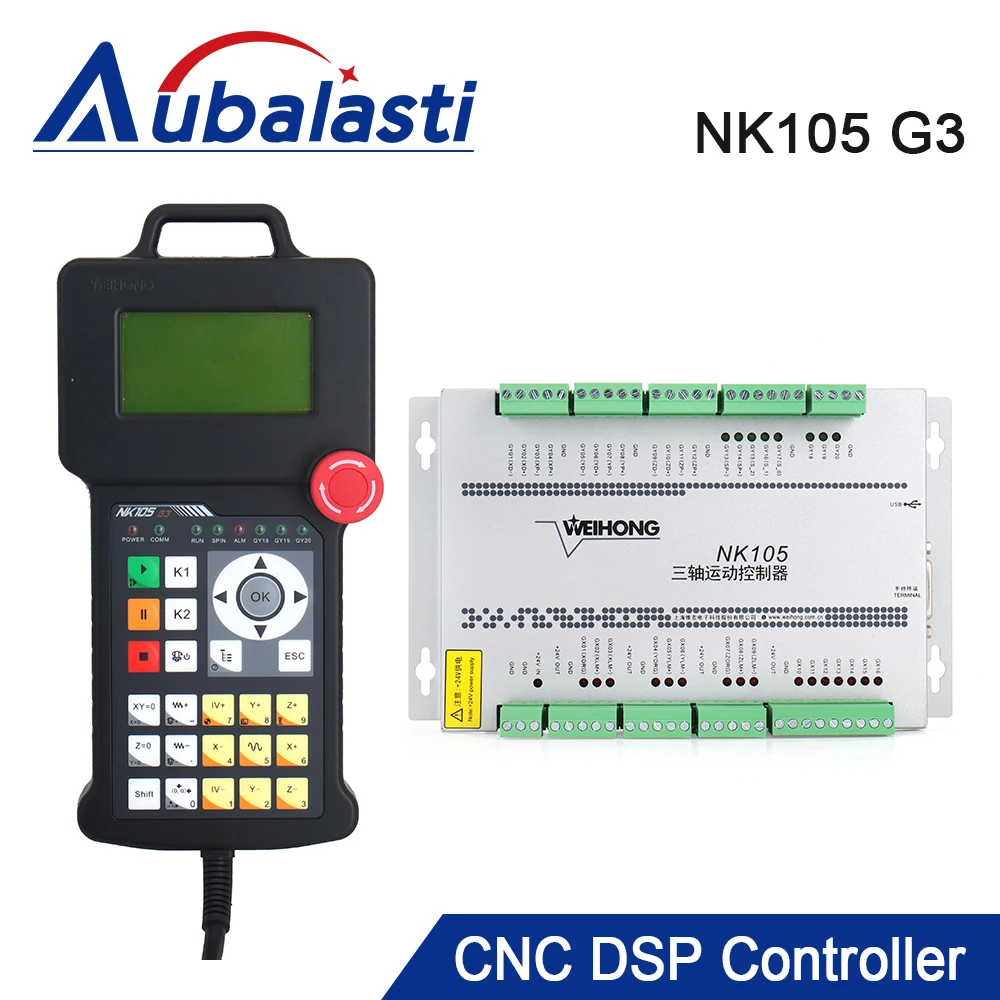 WeiHong NcStudio NK105G3 CNC DSP Motion Control System CNC Router 3 Axis Motion Card NK105 G3 Remote Handle for CNC Router