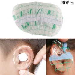 30Pcs Disposable Waterproof Baby Swimming Shower Ear Care Cover Ear Protection Stickers Earmuffs Adult Children