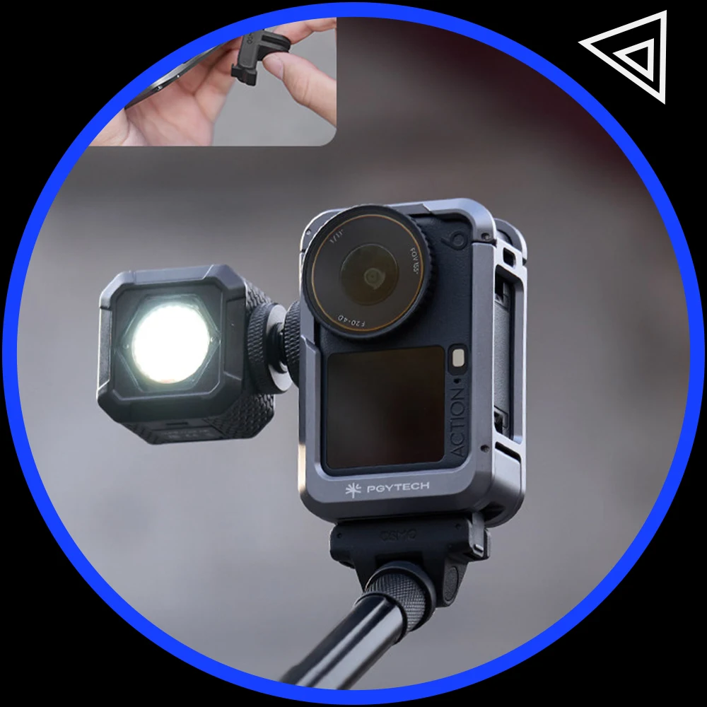 

Клетка для камеры PGYTECH для DJI OSMO Action 6, защитная рамка для видеосъемки из алюминиевого сплава, комплект StreetPro Grip Kit