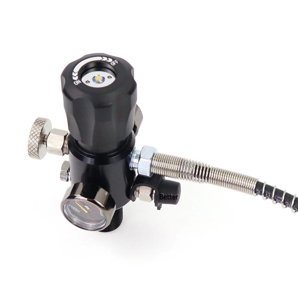 High Pressure Air Tank Charging Valve 300Bar Filling Station Cylinder Refill Adapter With M18x1.5 Or 5/8-18UNF Thread