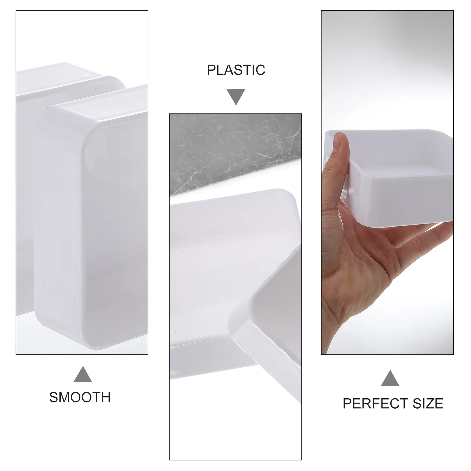 

2 шт. пластиковая тарелка для закусок, лоток для хранения мелкого шлифования фруктов для кухни, гостиной, десерта, конфет, сервировочный лоток