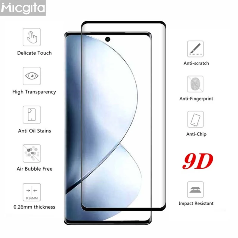 9D Curved Glass For VIVO V29Pro V29 Screen Protector V2339 Anti-Scratch V29 Pro Soft Fiber Camera film