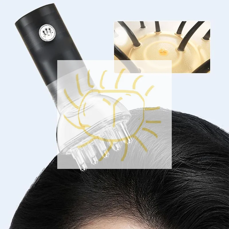 

1 Pcs Scalp Applicator Liquid Comb For Hair Scalp Treatment Essential Oil Liquid Guiding Massager Hair Growth Serum Oil Apply