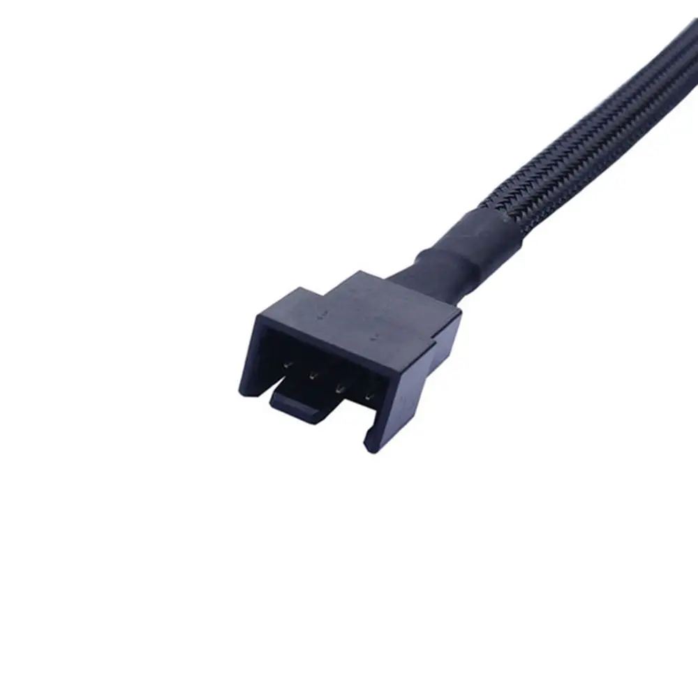 CPU Fan Connector Plug Backword 3 Pin Cable for Computer Fan PWM Extension Cable Fan Extension Cable 4 PIN Power Cables