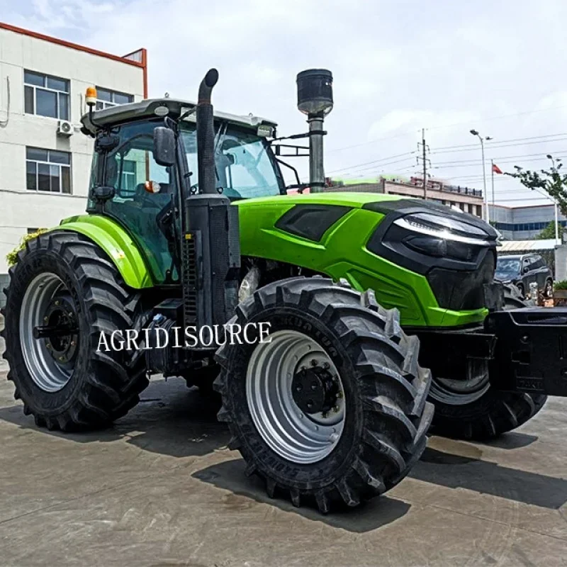 china：Cheap Low fuel consumption diesel-powered four-wheel drive 210hp agricultural field cultivator tractor tractor engine wate