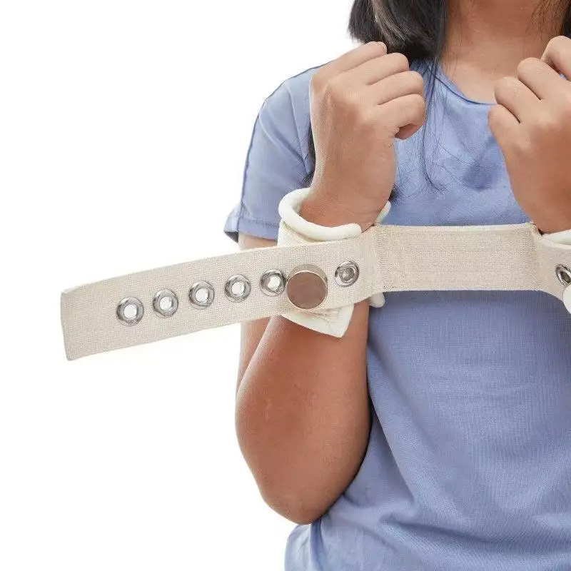 Standing Hands Wrist Magnetron Restraint Strap Cut-Resistant For Manic Patient Psychiatric Nursing Home