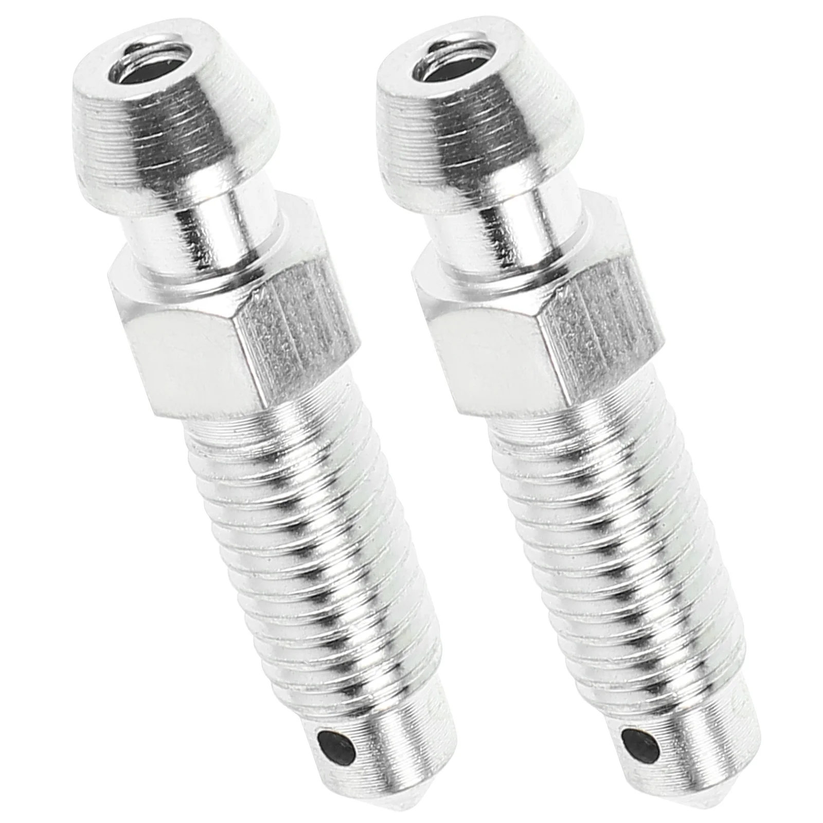 

2pcs Bleed Screw Galvanized Iron Brake Caliper Bleeder Dirt Bike Repair Tool Front Fork Part Brake Fluid Drain Valve Metal