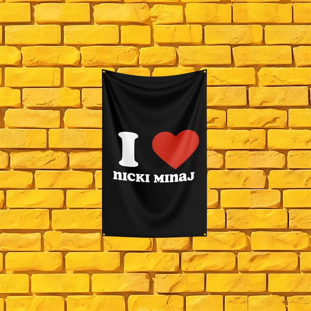 nicki minaj Tribute Music Flag 3x5 FT Polyester Decorative Banner For Home Bar Music Room Gift