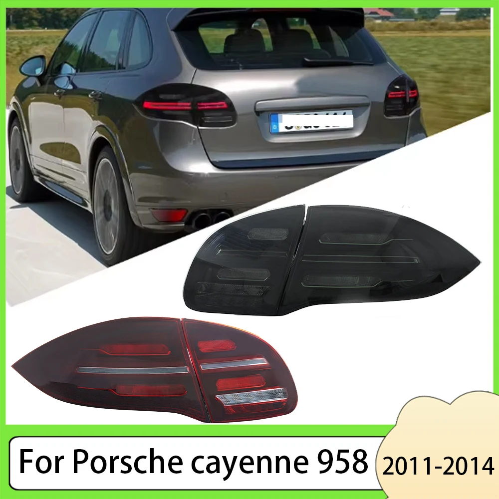 

Задние фонари красного цвета для Porsche Cayenne 958 2011-2014