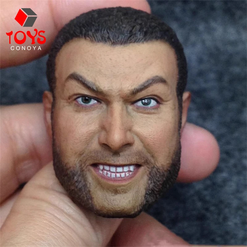 VICTOR Liev Schreiber-男性の頭の彫刻,12インチの男性兵士のアクションフィギュア,1:6スケール