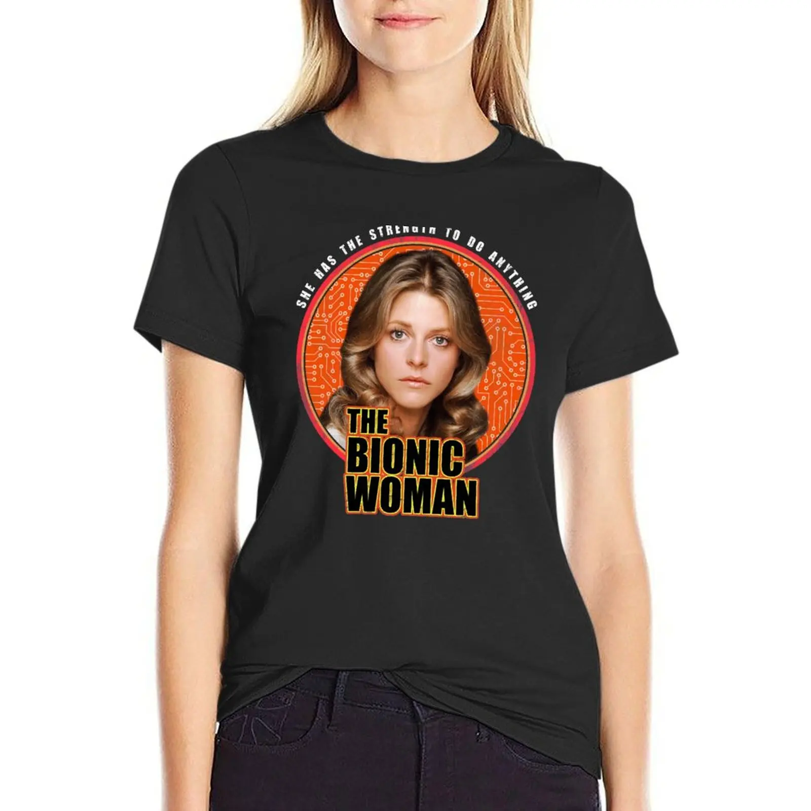 

The Bionic Woman T-Shirt graphics shirts graphic tees Women tops