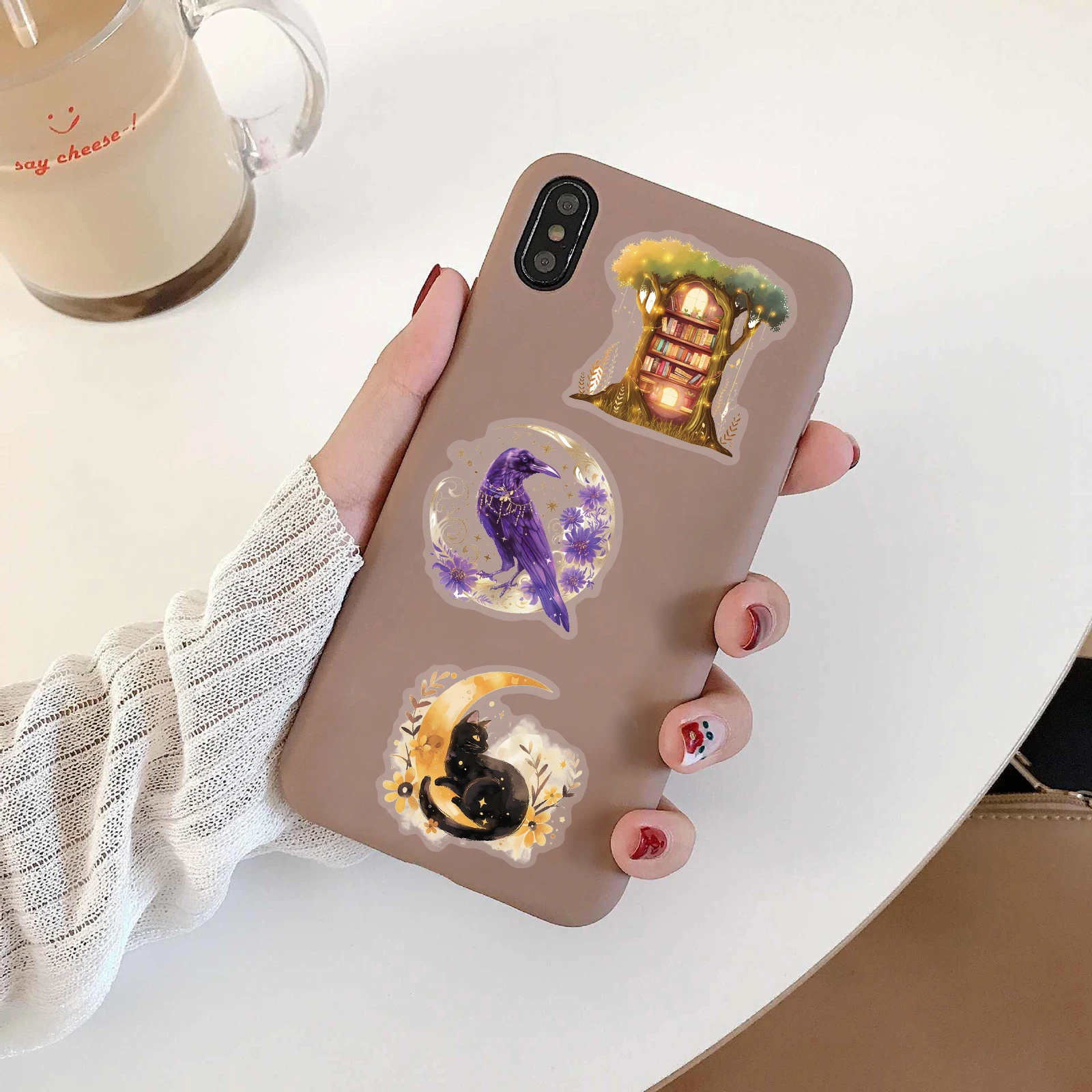 50/100PCS Retro Magic Planet Sticker Nostalgia Laptop Phone Scrapbook Cartoon Luggage Suitcases Motorcycle Waterproof Decoratio