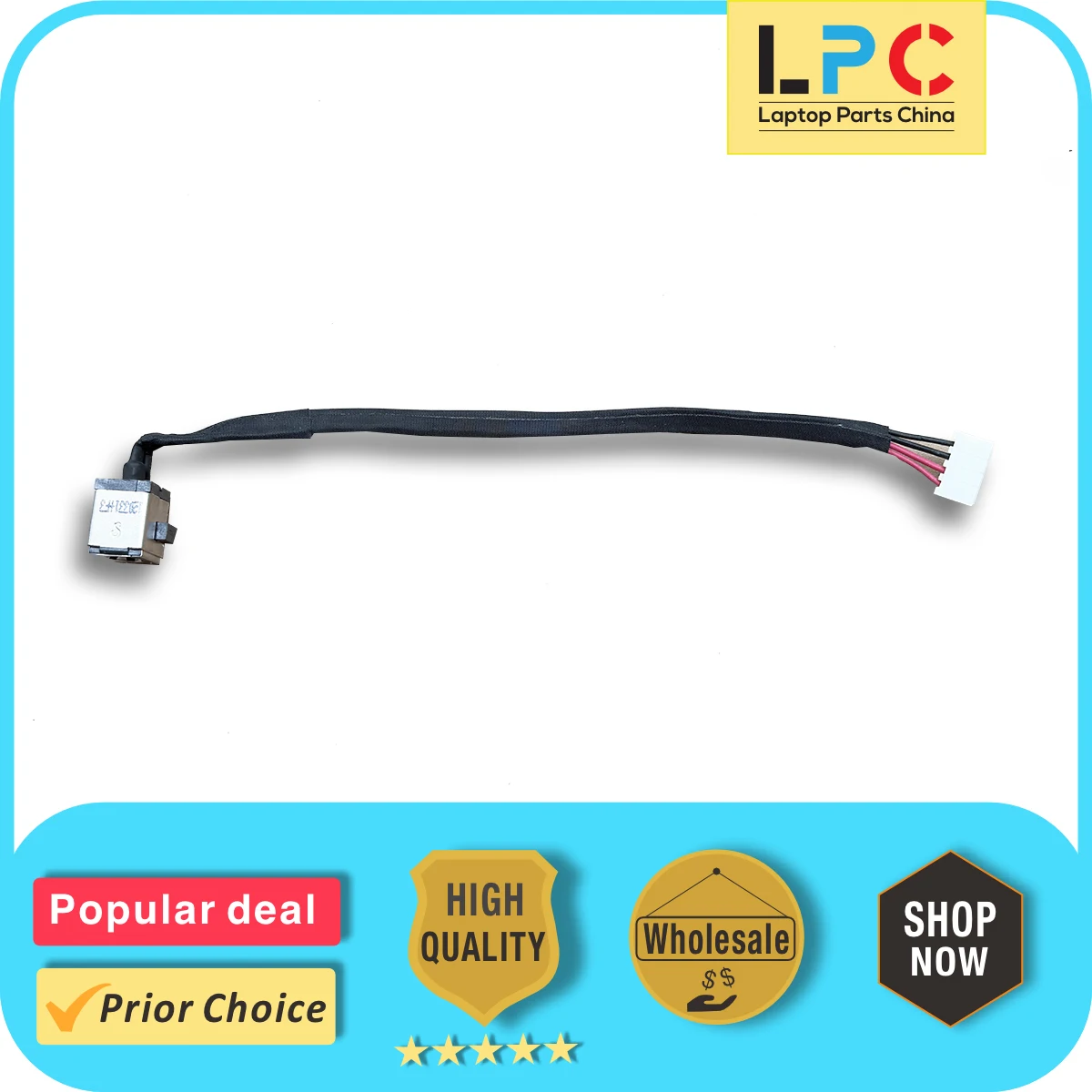 

DC Power Jack Charging Port Socket Connector with cable For Toshiba L770 L775 L775-S7240 C670 C670D C675 C675-S7200 new