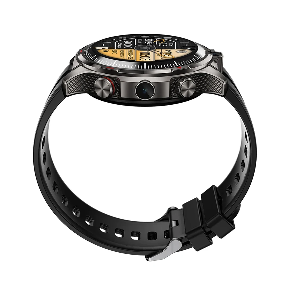 New LW12 Smart Watch 4G SIM Card Dual Camera GPS Wi-Fi Android Google Play Store 1.43''AMOLED Smartwatch for Men & Women