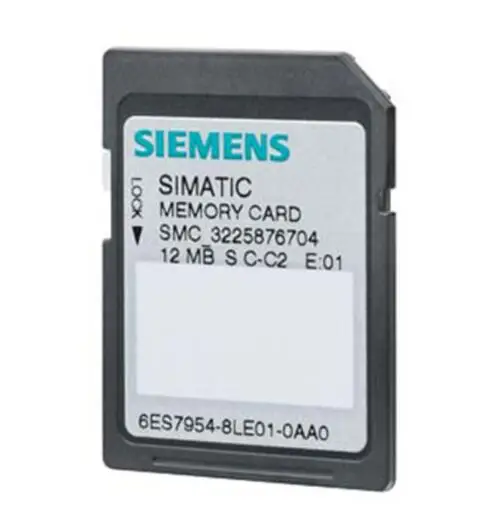 

6ES7954-8LC03-0AA0 6ES79548LC030AA0 SIMATIC S7, memory card for S7-1x 00 CPU/SINAMICS, 3, 3 V Flash, 4 MB