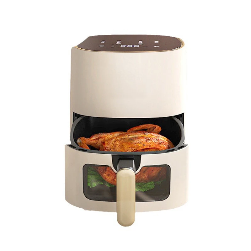 High Quality Oil-Free Non Stick Air Fryer Liners Square 7L Household Large Capacity Visible Digital Air Fryer