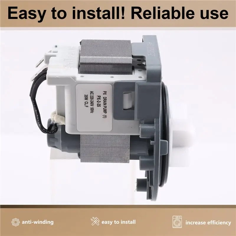 

【SIMPLE】Сменная головка сливного насоса для стиральной машины Electrolux Skyworth Yunmi PX-2-35 (мотор насоса)