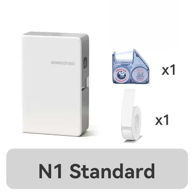 Niimbot N1/M2 thermische transferlabelprinter Kleurenlabelmachine Draadloos doe-het-zelf prijskaartjesticker voor thuiskantoor