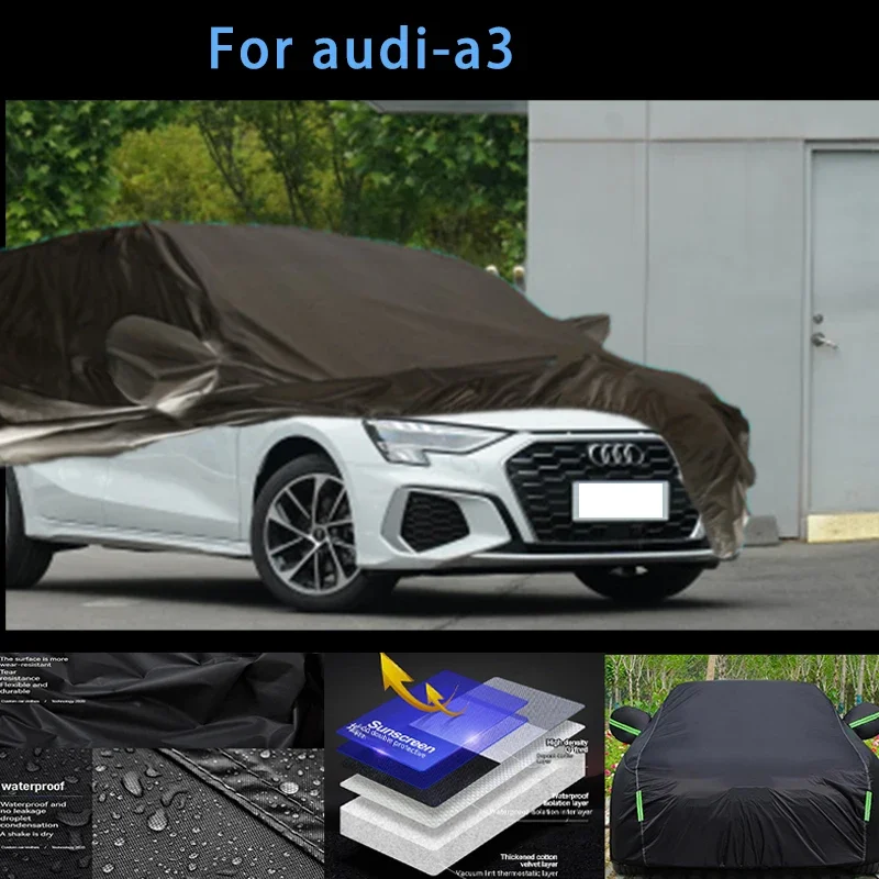 

For audi -a3 Outdoor Protection Full Car Covers Snow Cover Sunshade Waterproof Dustproof Exterior Car accessories