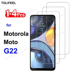 Tempered Glass For Motorola Moto G22 Screen Protector Film HD Crystal 9H Protective Transparent Phone Glass