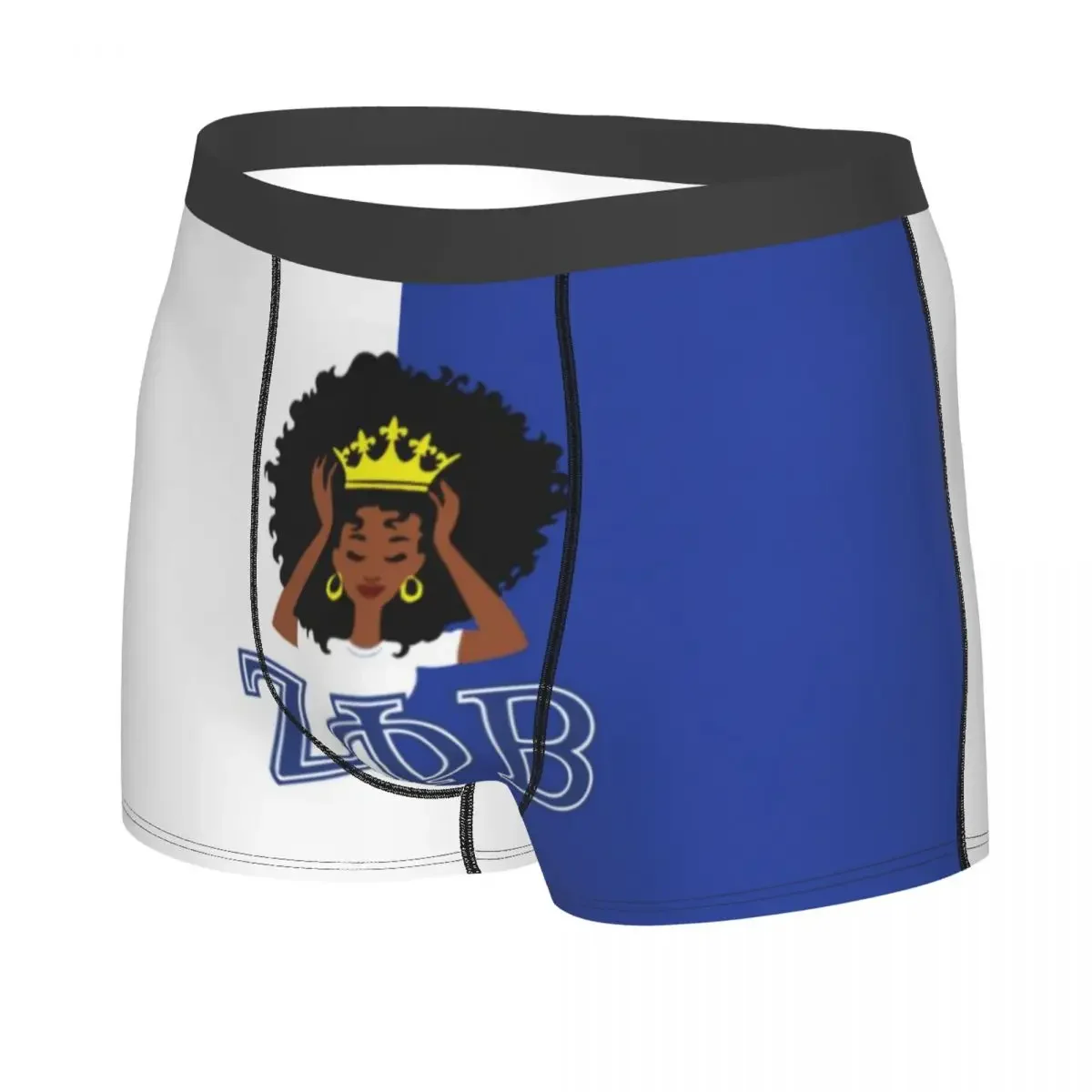 Custom Zeta Phi Beta Sorority Boxers Shorts Mens ZOB Greek Letter 1920 Briefs Underwear Fashion Underpants