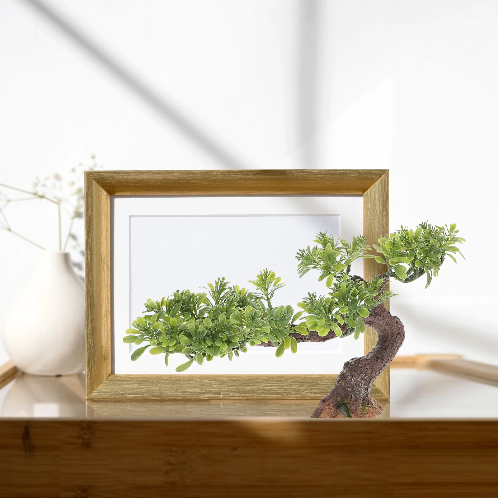 

Mini Tree Artificial Small Tree Decoration Fake Plant Desktop Ornament Bonsai Decoration Desktop Adornments