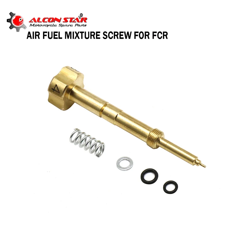 

Alconstar-Kit tornillos aire piloto, ajustador tornillo mezcla combustible aire, apto para carburadores Keihin