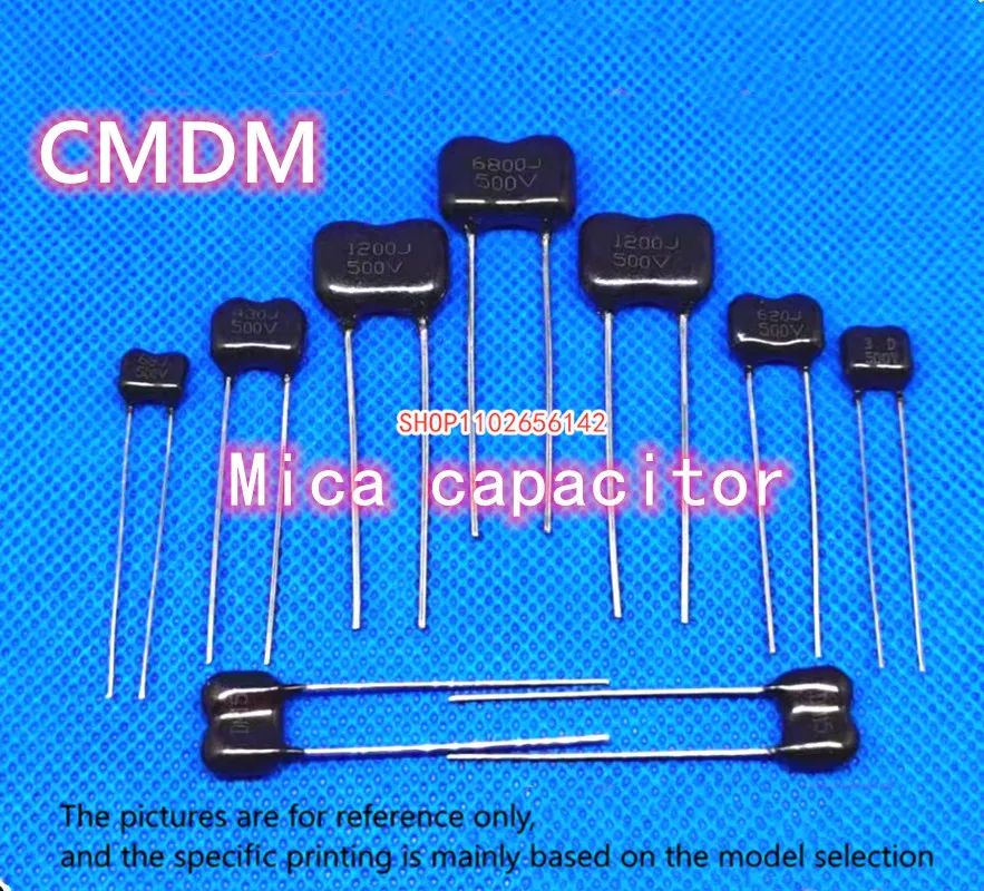 5PCS 750PF-3300PF Silver Mica Capacitor 500V 820PF 910PF 1000PF 1500PF 1800PF 2000PF 2200PF 3000PF 332 1200PF CMDM CMDR 5%