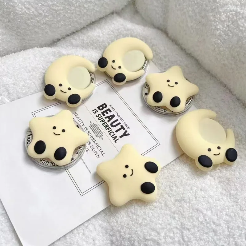 Korea Leuke 3d Ster Maan Voor Magsafe Magnetische Telefoon Griptok Stand Voor iPhone Universele Accessoires Telefoon Houder Ring Ondersteuning Grip