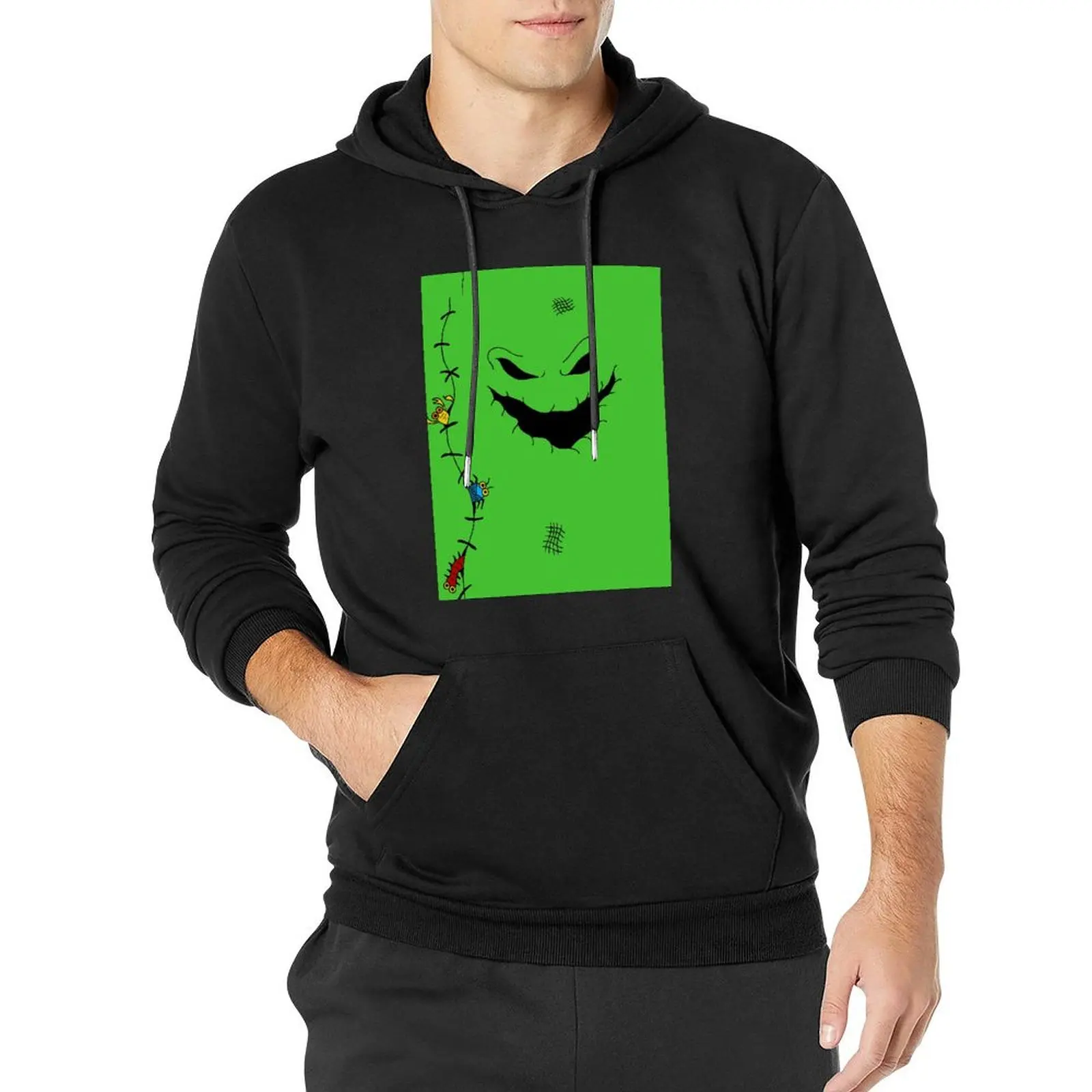 

green ghoul Pullover Hoodie mens clothing korean style clothes korean autumn clothes tracksuit