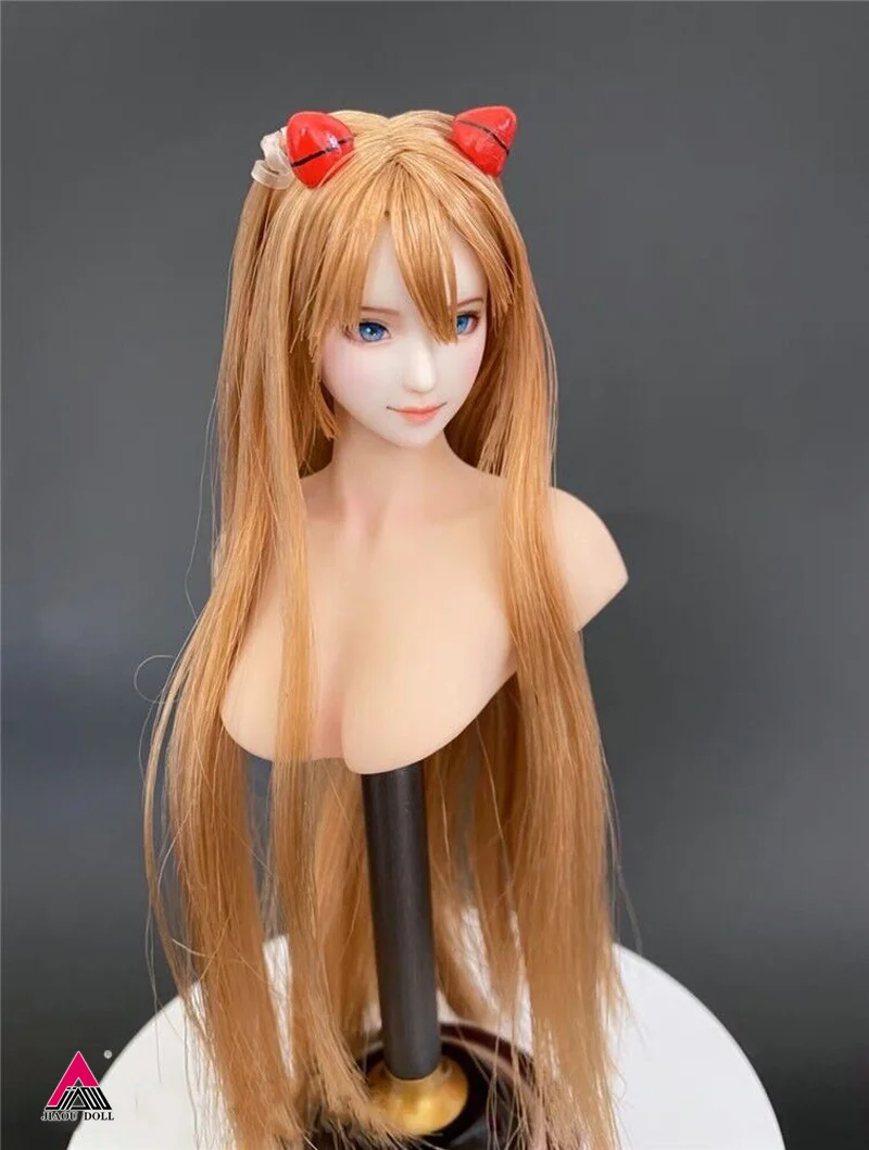 Customized 1/6 Scale Beauty Girl Obitsu Head Sculpt For 12