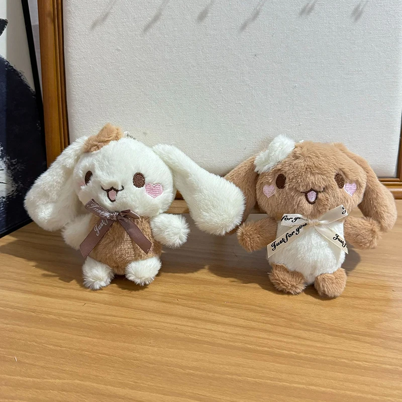 Dessin animé Anime Sanrios Mocha série cannelle peluche poupée jouet pendentif sac à dos tentures décoration cadeaux