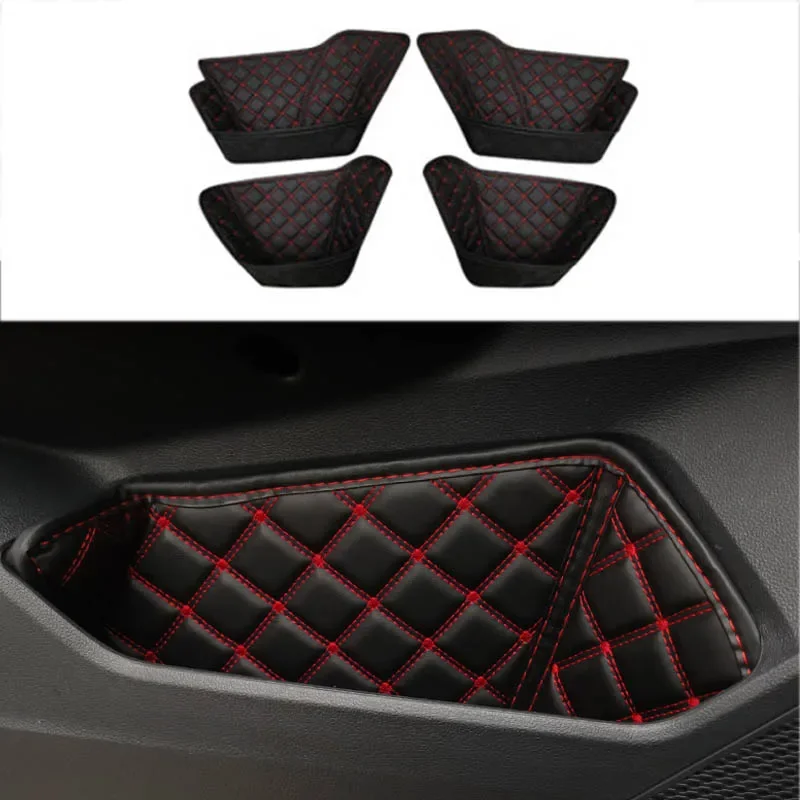 

For Skoda Kodiaq GT 2017 2018 2019 2020 2021 Car Front Rear Door Inner Armrest Handle Door Multifunctional Storage Box