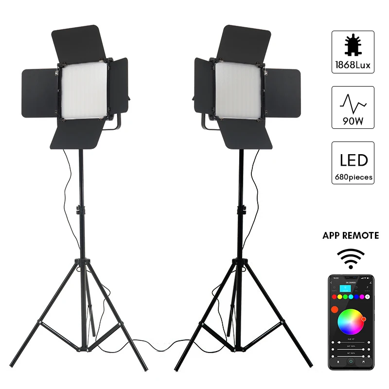 TOLIFO rgb Фото приложение DMX полноцветная светодиодная панель видео фото светильник GKS100RGB для видеосъемки youtube vlog потоковая передача