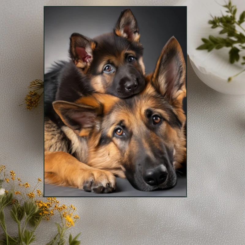 

Dejected dog Animal 500/1000/1200/2000 PCS Jigsaw Puzzles Family Activity Games for Gameroom Bedroom Gifts Frameless