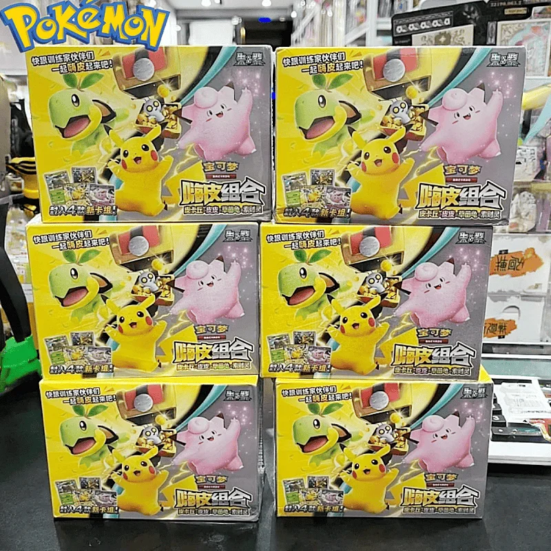 

Pokemon Cards Original Trading Ptcg Cartoon Collected Transfer Card Game Zhu&Purple Series Chinese Genuine Anime Gift