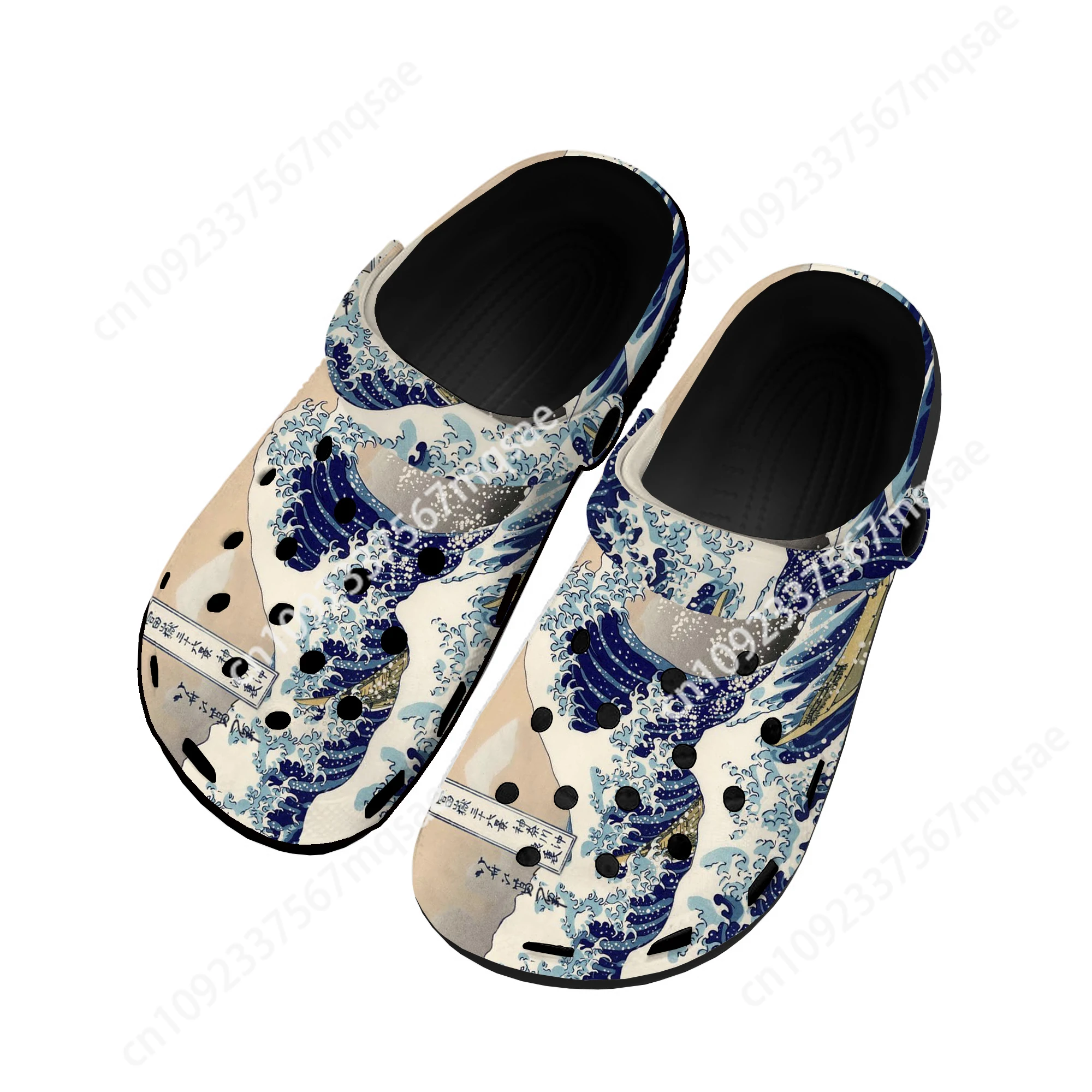 The Great Wave off Kanagawa Printmake Home Clogs Custom Water Shoes Mens Womens Teenager Shoe Garden Clog Beach Hole Slippers