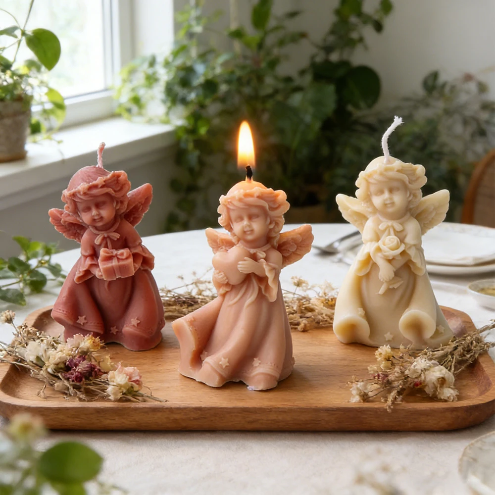 3D Angel Girl Candle Silicone - Soap Making Instructions ulasan dan harga