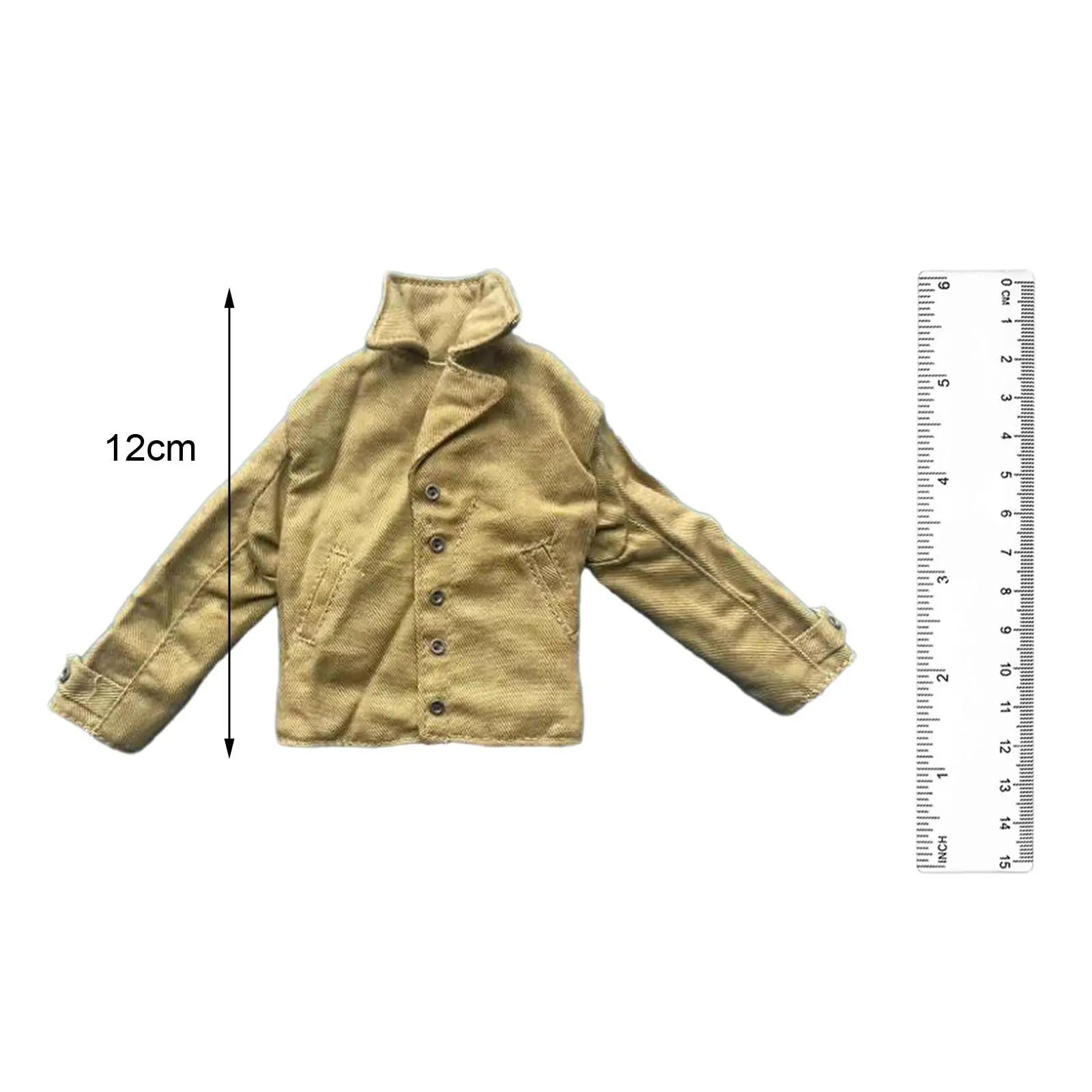 1/6 Scale Jacket Miniature Clothing for 12 Inch Dress Up Male Action