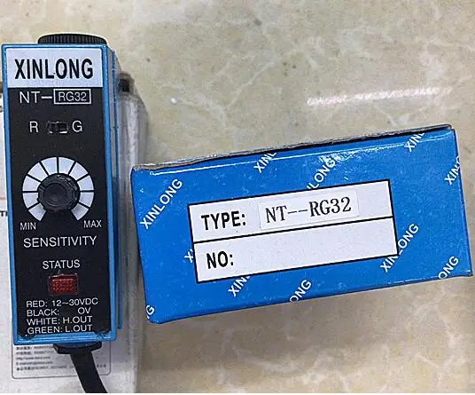 مستشعر رمز اللون XINLONG NT-RG32 (أحمر وأخضر) ماكينة صنع الأكياس مستشعر التبديل الكهروضوئي