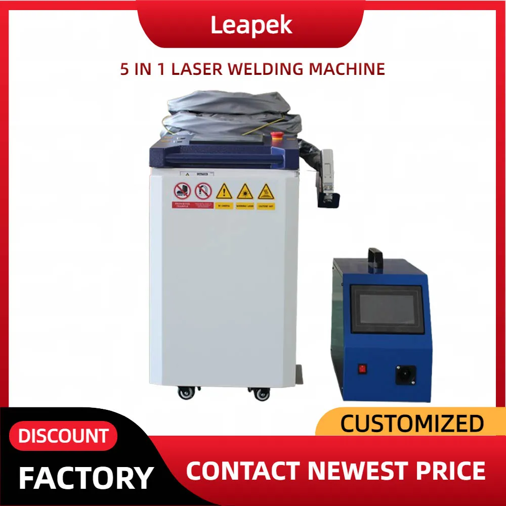 

2kw 3000w 3kw Stainless Steel Aluminium Tube Handlaser 5 in 1 Laser Wire Rust Removal Welders Welding Cleaning Gun Machine