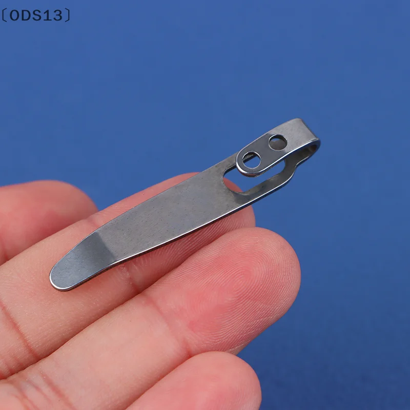 مجموعة مشابك جيب سكين من الفولاذ المقاوم للصدأ 420 مع براغي لتركيب الشفرة الثابتة القابلة للطي EDC بنفسك