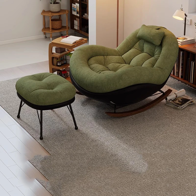 &-Rocking Gaming Living Room Chairs Lounge Mobile Luxury Bedroom Designer Reading Chairs Relax Comfortable Fauteuil Home