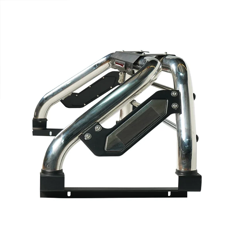 Universal Pickup Roll Bar For Truck Car Silver Plated Stainless Steel Roll Bar For Nissan NP300 Frontier