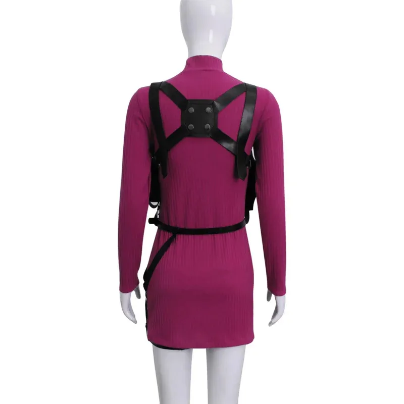 أنثى المقيمة 4 آدا وونغ تأثيري حلي حقيبة فستان شريف هالوين كرنفال بدلة تنكرية للفتيات النساء البالغات