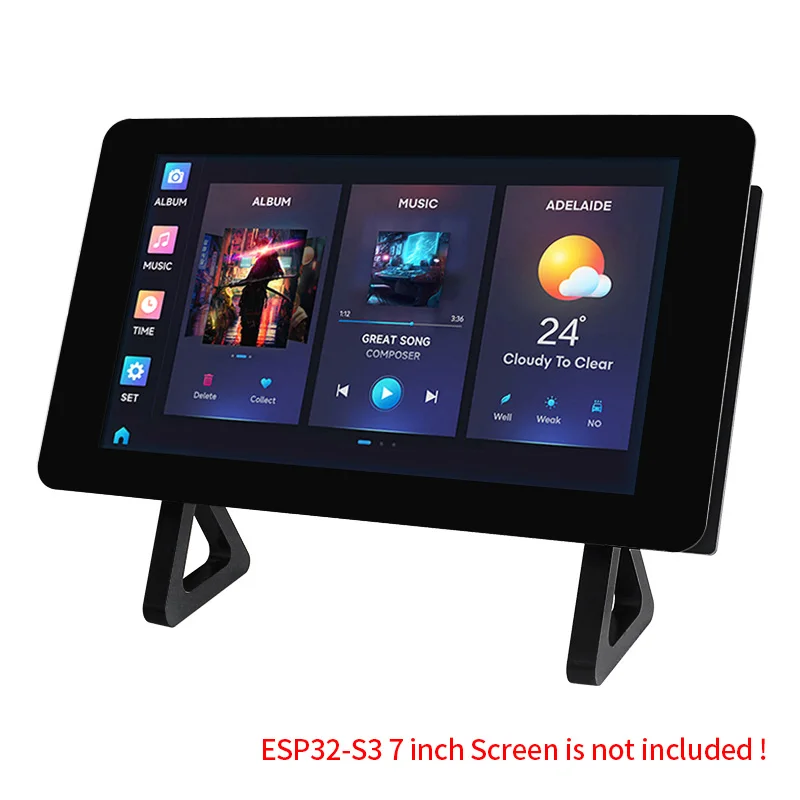 Acrylic Case for ESP32-S3 7 Inch Touch Display Development Board Housing Bracket Acrylic Holder for ESP32-S3 7 Inch Screen