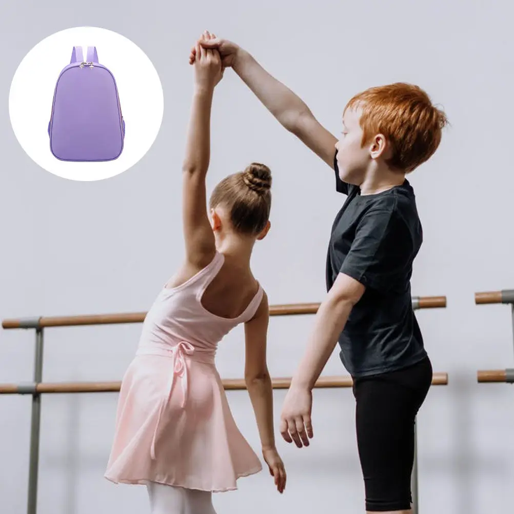 

Children's Ballet Dance Backpack Nylon Sturdy Lightweight Big Capacity for Kids Dancewear Phone Shoes Daily Use Fashion