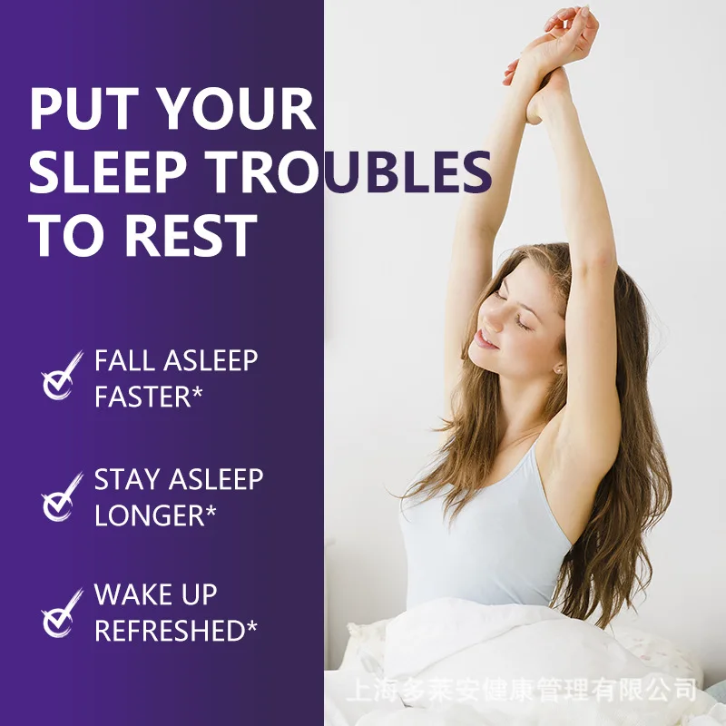 Melatonin promotes fast and healthy sleep, helping to reduce stress and solve sleep problems