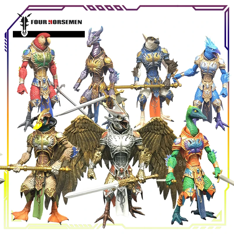 

Four Horsemen Studios Original Mythic Legions Bird Series Ysera Long\pelican\Blue Phoenix Action Figure Model Toys Gifts Fo Boys