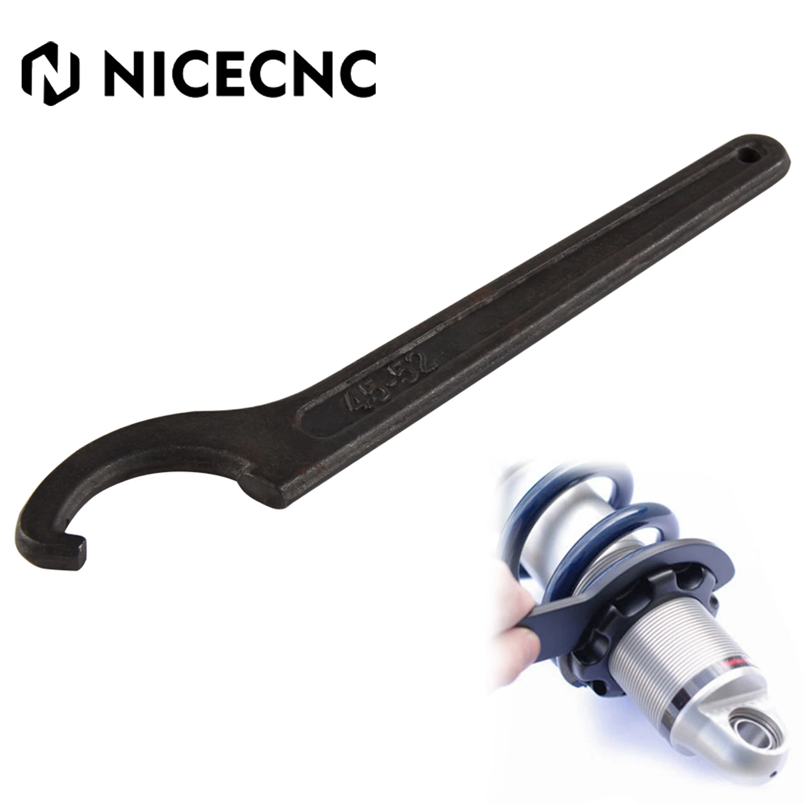 

45-52mm Wrench Spanner Tool C Spanner Tool Pre Load Hook Spanner For KTM Yamaha Honda Kawasaki Suzuki BMW Ducati Husqvarna
